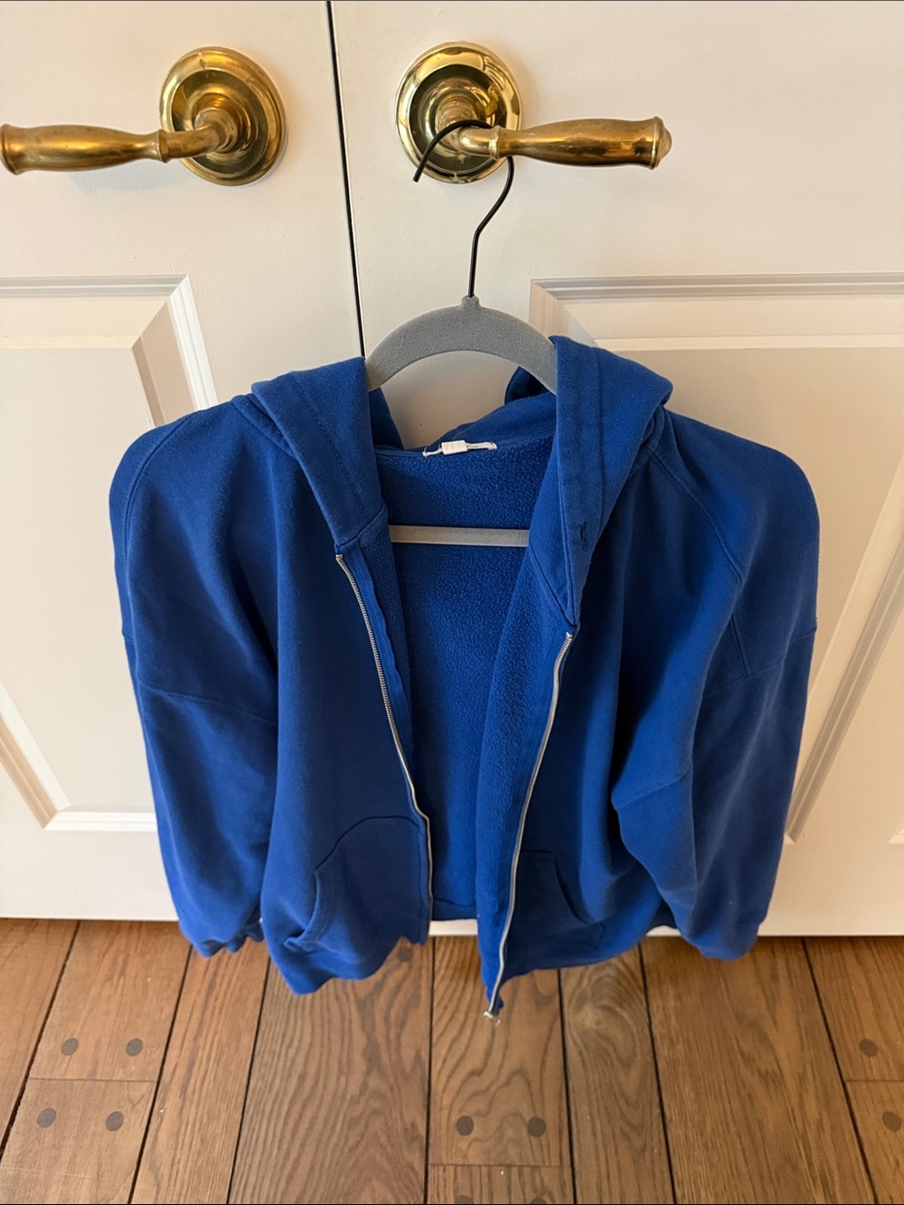 Garage hoodie cobalt blue